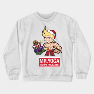 Mr. Yoga - Happy Holidays Crewneck Sweatshirt